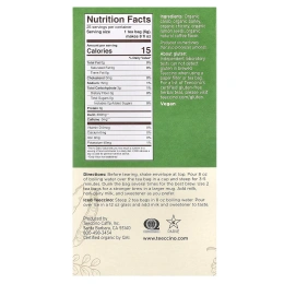 Teeccino, органический чай из обжаренных трав, французская обжарка, без кофеина, 25 чайных пакетиков, 150 г (5,3 унции)