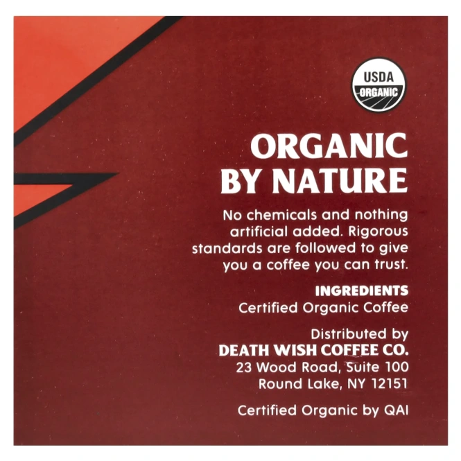 Death Wish Coffee, Порционные кофейные капсулы, темная обжарка, 10 капсул, по 12,5 г (0,44 унции)