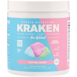 Sparta Nutrition, Kraken Pre-Workout, Cotton Candy, 11.29 oz (320 g)