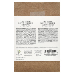 Tree To Tub, набор из шампуня и кондиционера с биотином и кофеином, 2 шт., 250 мл (8,5 жидк. унции)