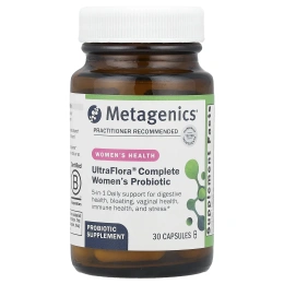 Metagenics, UltraFlora®, полный пробиотик для женщин, женское здоровье, 30 капсул
