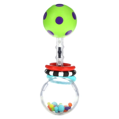 Sassy, Inspire The Senses, Spin Shine Rattle, 0-24 Months, 1 Count
