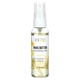 Aura Cacia, Panic Button Ароматерапевтический туман 2 жидких унции