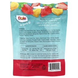 Dole for Pets, жевательные таблетки с клубникой и ананасом, 200 г (7 унций)