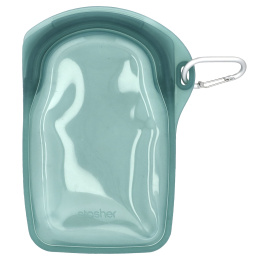 Stasher, Stasher, Go Bag, зеленый, 1 пакетик, 532 мл (18 жидк. унц.)