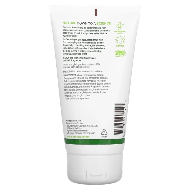 Bulldog Skincare For Men, Оригинальный гель для умывания лица, 5 ж. унц. (150 мл)