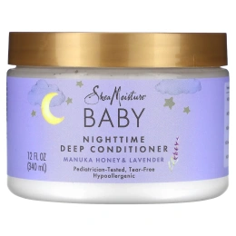 SheaMoisture, Baby, ночной кондиционер, мед манука и лаванда, 340 мл (12 жидк. унц.)