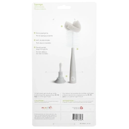 Munchkin, Sponge ™, кисточки для бутылочек, шалфей, 2 шт. В упаковке