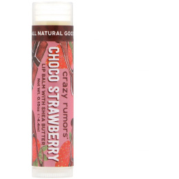 Crazy Rumors, Lip Balm with Shea Butter, Choco Strawberry, 0.15 oz (4.4 ml)
