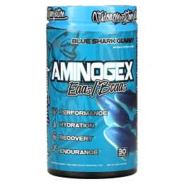VMI Sports, Aminogex, EAA / BCAA, жевательные таблетки с синей акулой, 537 г (18,94 унции)