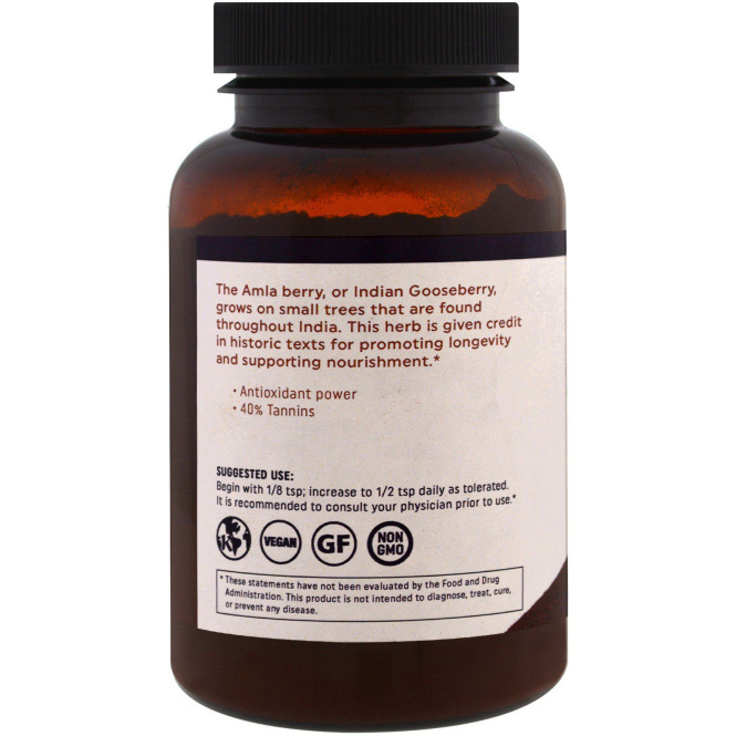 Ojio, Порошок амла, 100 г (3,53 жид. ун.)