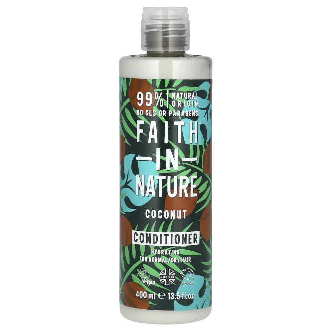 Faith in Nature, Кондиционер, для нормальных / сухих волос, с кокосом, 400 мл (13,5 жидк. унц.)