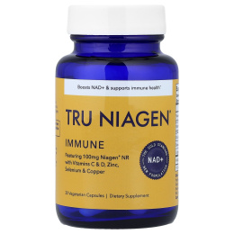 Tru Niagen, Immune, 30 вегетарианских капсул