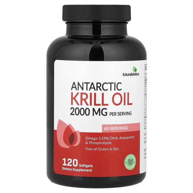 Futurebiotics, масло антарктического криля, 120 капсул