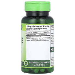 Nature's Truth, витамины, таурин, 1500 мг, 90 капсул с быстрым высвобождением (500 мг в 1 капсуле)