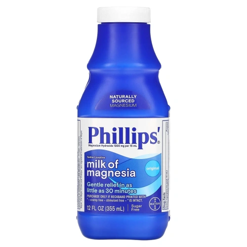 Phillip's, Настоящее молоко магнезии, оригинальное, 12 жидких унций (355 мл)