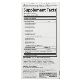 Garden of Life, Цельнопищевой магний Формула пробиотиков, один раз в день, 30 вегетарианских капсул