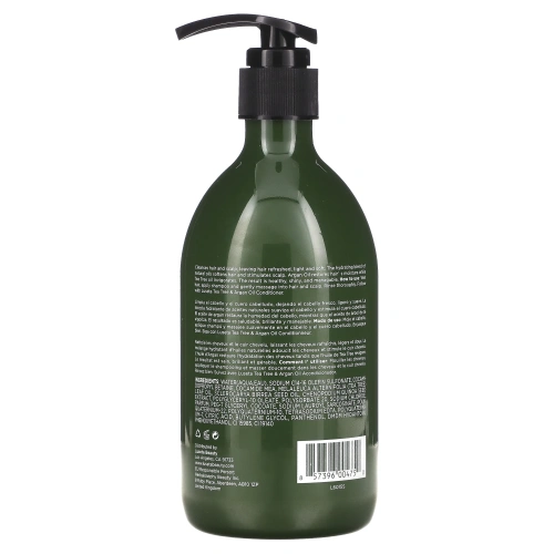 Luseta Beauty, Tea Tree & Argan Oil, Shampoo, 16.9 fl oz (500 ml)