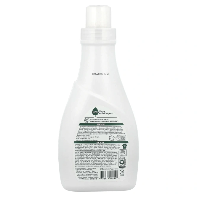 Seventh Generation, кондиционер для белья, свежая лаванда, 946 мл (32 жидк. унции)