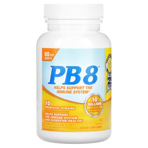 Nutrition Now, PB 8, поддержка иммунной системы, 60 капсул