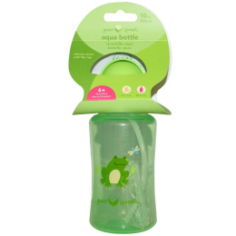 i play Inc., "Зеленые ростки", зеленая бутылочка аква, 10 унций (300 мл)