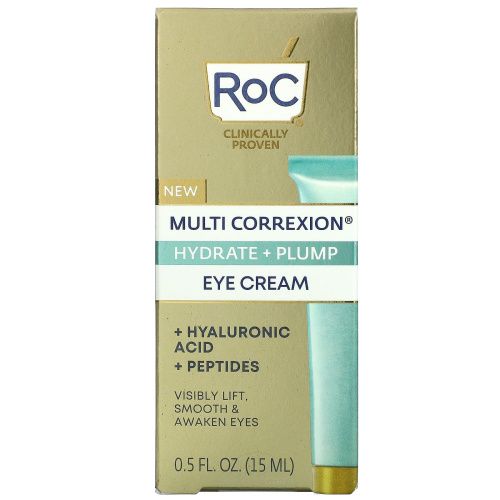 RoC, Multi Correxion, крем для области вокруг глаз, увлажнение и упругость, 15 мл (0,5 жидк. унции)