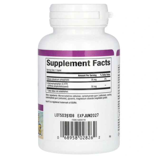 Natural Factors, 5-HTP, 50 mg, 60 Enteric Покрытые Капсулы