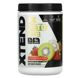 Xtend, Keto BHB (бета-гидроксибутират), со вкусом клубники и киви, 344 г (12,1 унции)