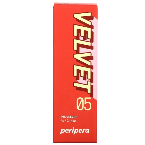 Peripera, Тинт для губ Ink Velvet, 05 Coralficial, 4 г (0,14 унции)