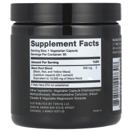 Toniiq, Мака, 90 капсул (500 мг на капсулу)
