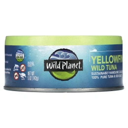 Wild Planet, Желтоперый дикий тунец, 142 г (5 унций)