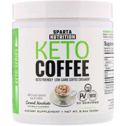 Sparta Nutrition, Keto Coffee, Caramel Macchiato, 8.5 oz (240 g)