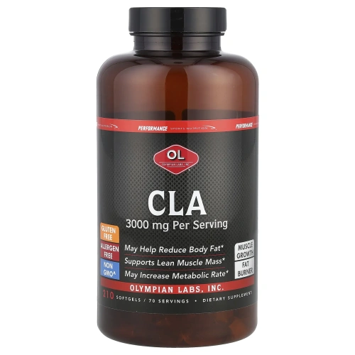 Olympian Labs, CLA, 3000 мг, 210 мягких капсул