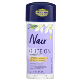 Nair, Крем для удаления волос, скользит, для бикини, рук и подмышек, 3,3 унции (93 г)