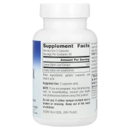 Planetary Herbals, Лимонная мелисса Full Spectrum ™, 1000 мг, 60 капсул (500 мг на капсулу)