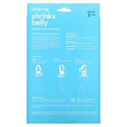 UpSpring, Shrinkx Belly, бандаж для послеродового периода с древесным бамбуковым волокном, размер L/XL, черный