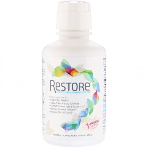 Restore, Минеральная добавка для здоровья кишечника, 16 жидких унций (473 мл)