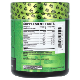 Jacked Factory, Nitro Surge, перед тренировкой, зеленое яблоко, 249 г (8,78 унции)