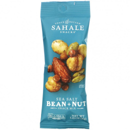 Sahale Snacks, Snack Mix, Sea Salt Bean + Nut, 9 Bags,1.25 oz (36 g) Each
