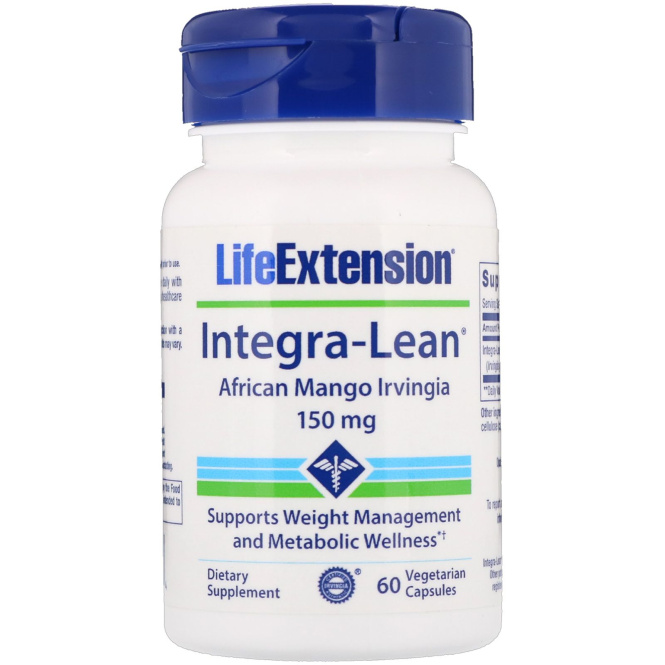 Life Extension, «Integra-Lean» с ирвингией, 150 мг, 60 капсул