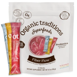 Organic Traditions, Fiber Flow™, ассорти из 12 стиков, 118 г (4,1 унции)
