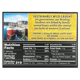 Crown Prince Natural, Brisling Sardines, в горчице, 106 г (3,75 унции)