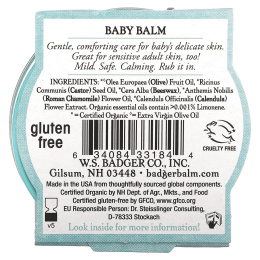 Badger Company, Детский бальзам, ромашка и календула, 0,75 унции (21 г)