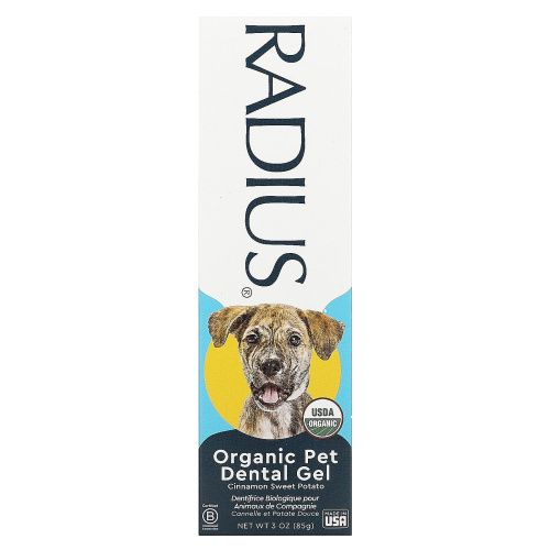 RADIUS, Органический зубной гель для собак, 3 унции (85 г)