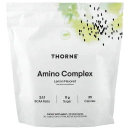 Thorne, аминокислотный комплекс, со вкусом лимона, 30 пакетиков по 7,8 г (0,28 унции)