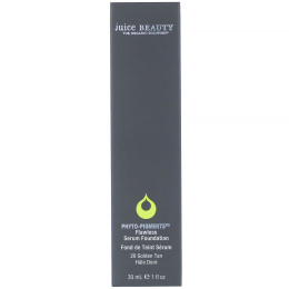 Juice Beauty, Phyto-Pigments, Flawless Serum Foundation, 20 Golden Tan, 1 fl oz (30 ml)
