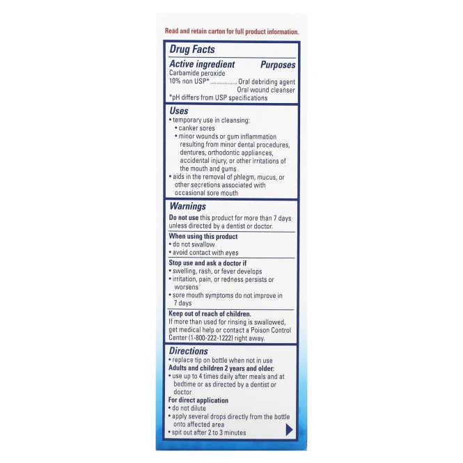 Gly-Oxide, Антисептическое очищающее средство для полости рта, жидкое, 60 мл (2 жидк. Унции)