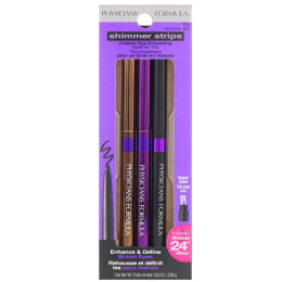 Physicians Formula, Шиммер полоски, изготовленный для усовершенствования глаз, трио подводок для глаз, коричневые глаза, 0,85 г (0,03 унции)