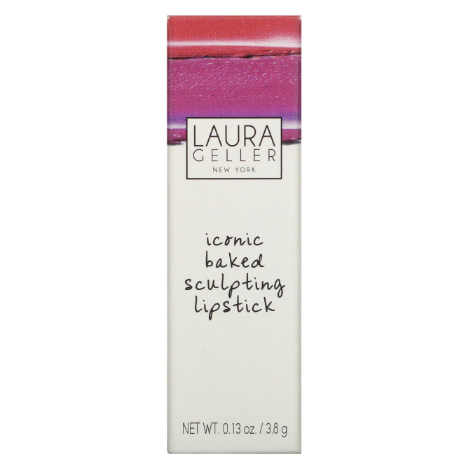 Laura Geller, Губная помада Iconic Baked Sculpting Lipstick, оттенок красно-коричневый, 3,8 г