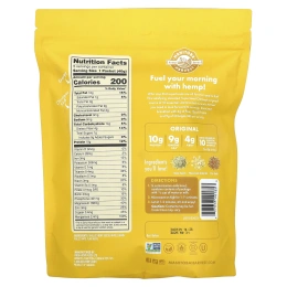 Manitoba Harvest, Овсянка быстрого приготовления, оригинальная, 5 пакетиков по 40 г (1,41 унции)